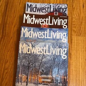 Midwest Living holiday/December magazines 2021,2022,2023,2024